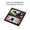 thumbnail image 4 of Travel Chessboard Game Portable International Chess Set Magnetic Foldable Board Entertainment Educational Gift for Children, 4 of 7