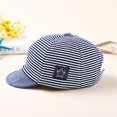 thumbnail image 2 of Eleanos Baby Cute Cotton Striped Sun Hat Infants Boys Girls Adjustable Visor Caps 1-2T, 2 of 7