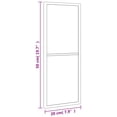 thumbnail image 4 of vidaXL Wall Mirror Black 20x50 cm Rectangle Iron, 4 of 5