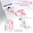 thumbnail image 7 of Bossdan Robot Vacuum, Robot Vacuum Cleaner and Mop 2 in 1 Mopping Robotic Vacuum Cleaner Combo White, 7 of 7