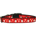 thumbnail image 3 of Christmas Pet Dog  Cat Nylon Collar or Leash, "Snowmen", 3 of 3