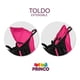 thumbnail image 5 of Carriola Trendy Kids Maxy Reclinable Portabebe Cubrepies Rosa Estampada, 5 of 5