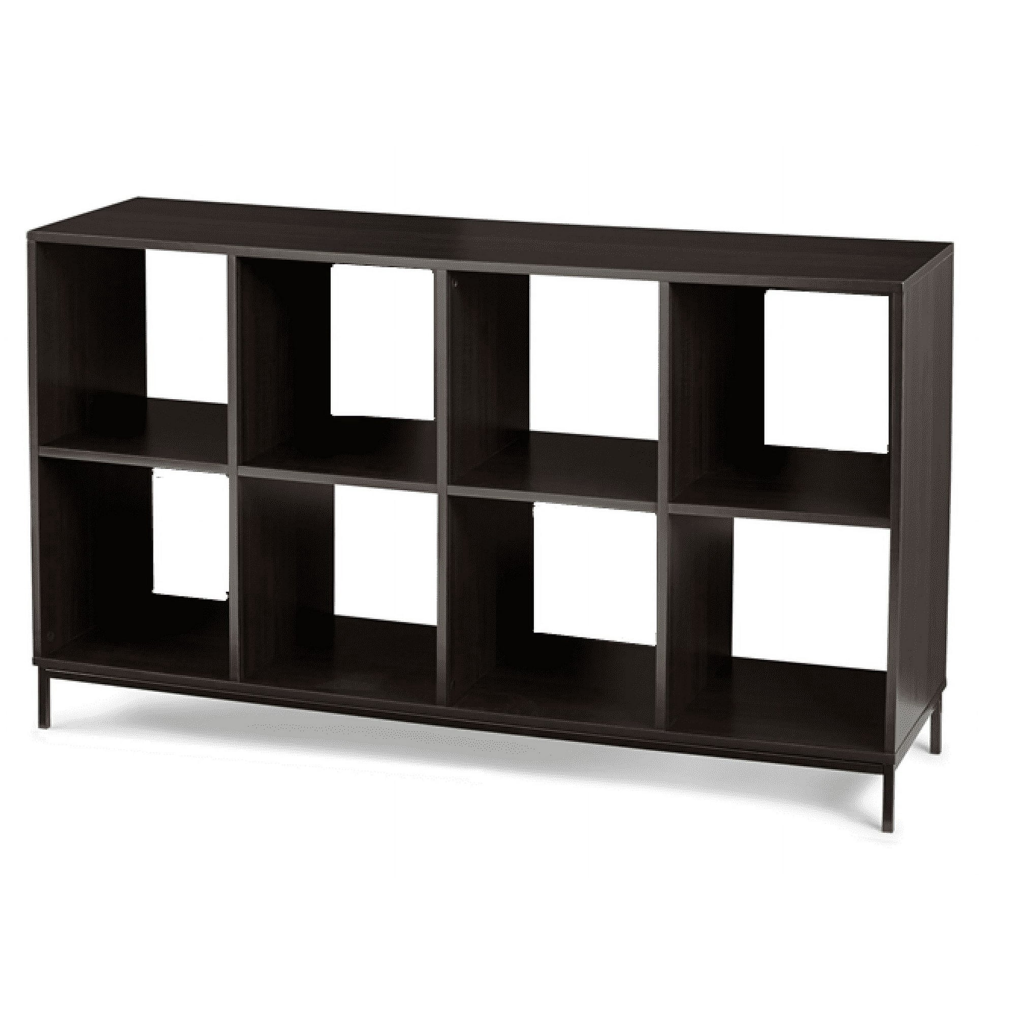 Better Homes & Gardens 8-Cube Organizer with Metal Base, Espresso