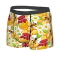 thumbnail image 2 of Disketp Bees Honeycomb Jars Of Honey Flowers Men'S Boxer Briefs,Soft And Breathable Cotton Underwear With Comfortflex Waistband, 2 of 9