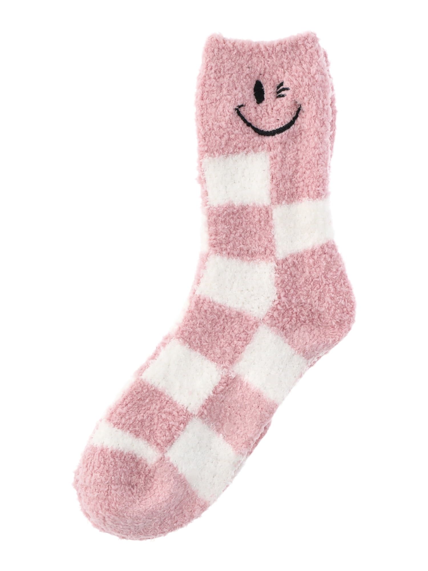 Joe Boxer Women's Plush Slippers and Socks Set, 4-Piece, Sizes 5-12