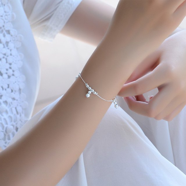 50 diseños de plata 925 original 20 cm linda pulsera para mujer joyería de moda accesorios coreanos Gao Jiahui unisex