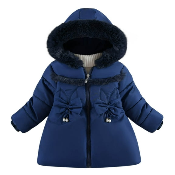 breaise Kid's Waterproof Ski Jacket Warm Fleece Hooded Girl's Windproof Winter Snow Coat Puffer Jacket Outwear 4-12Years