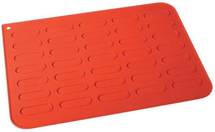 Martellato Perforated Silicone Eclair Mat 120x25mm x 6mm High 16 Cavities 