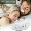 Electric Micro CPAP Noise Anti Snoring Device Sleep Apnea Stop Snore Aid Stopper Color Electronic White