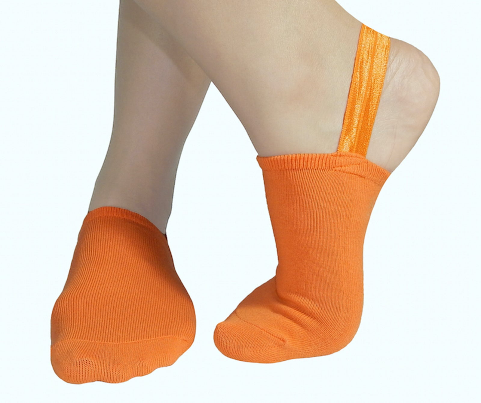 HalfsoxWomen’s Casual No Show Half Socks for Slingback shoes Medium