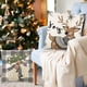 thumbnail image 5 of Fundas de almohada decorativas para vacaciones de invierno, lavables a máquina, material de lino de estilo rústico elegante con cremallera oculta para una fácil limpieza y mantenimiento (juego de 4), 5 of 5