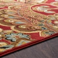 thumbnail image 5 of Livabliss Area Rugs for Living Room, 4x5 Riley Traditional Red Rug, Bedroom Dining Room Home Decor Stain Resistant Carpet (3'11" x 5'3"), 5 of 6