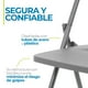 thumbnail image 3 of Silla Plegable Acero Tubular Calibre 18 VIVIANA Plástico Resistente C/ Patas Antiderrapante Multifuncional Onof, 3 of 6