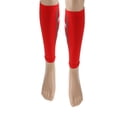 thumbnail image 4 of Mangas de Compresión Unisex Zulema para Atletismo Correr Espinilleras para Piernas de Pantorrilla Color Rojo, 4 of 7
