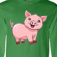 thumbnail image 4 of Inktastic Cute Pig Long Sleeve T-Shirt, 4 of 5