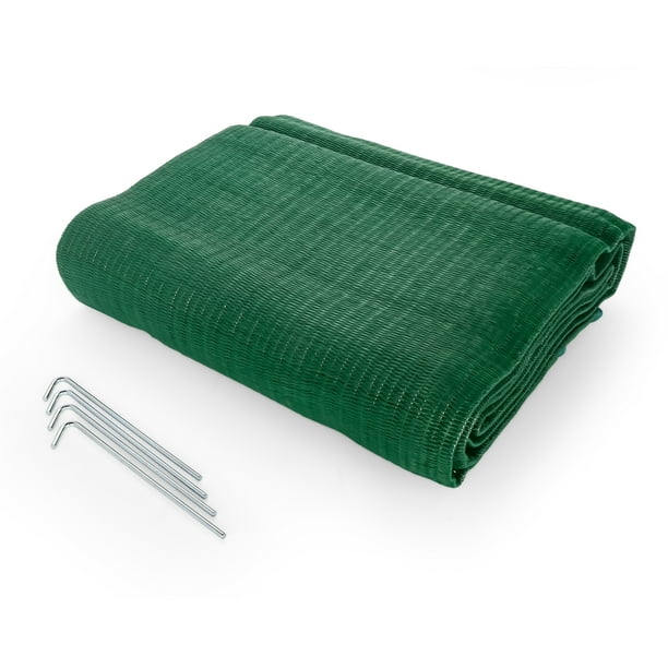 Camco 6' x 9' RV Awning Leisure Mat, Green