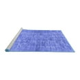 thumbnail image 2 of Ahgly Company Machine Washable Indoor Rectangle Abstract Blue Modern Area Rugs, 8' x 10', 2 of 4