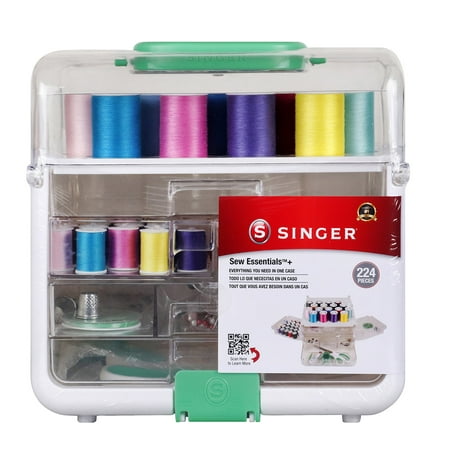 SINGER Sew Essentials+ Sewing Kit, 224 Piece