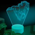 thumbnail image 1 of YSITIAN Animal 3D Led Table Lamp, Fast Running Breed Horse Gallop Mane Art, Optical Illusion Acrylic Glass Plate F1116-587, 1 of 4
