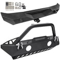 thumbnail image 6 of CCIYU Texture Black Front & Rear Bumper Compatible for Chevrolet Wrangler JK 2007-2018, 6 of 8