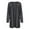 Dark Gray, variant on HBYJLZYG womens coat Womens Ladies Solid V-neck Cardigan Long Sleeve Coat Pockets Outerwear
