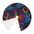 thumbnail image 3 of Kll Indian Mandalas Dragonfly Christmas Tree Skirt 48",Party Decorations Farmhouse For Christmas Decorations Holiday Party, 3 of 8