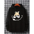 thumbnail image 5 of Sudadera con capucha para hombre, sudadera con capucha con estampado de hoja de arce de Canadá, sudadera informal con capucha para hombre con bolsillo tipo canguro para primavera y otoño, 5 of 5
