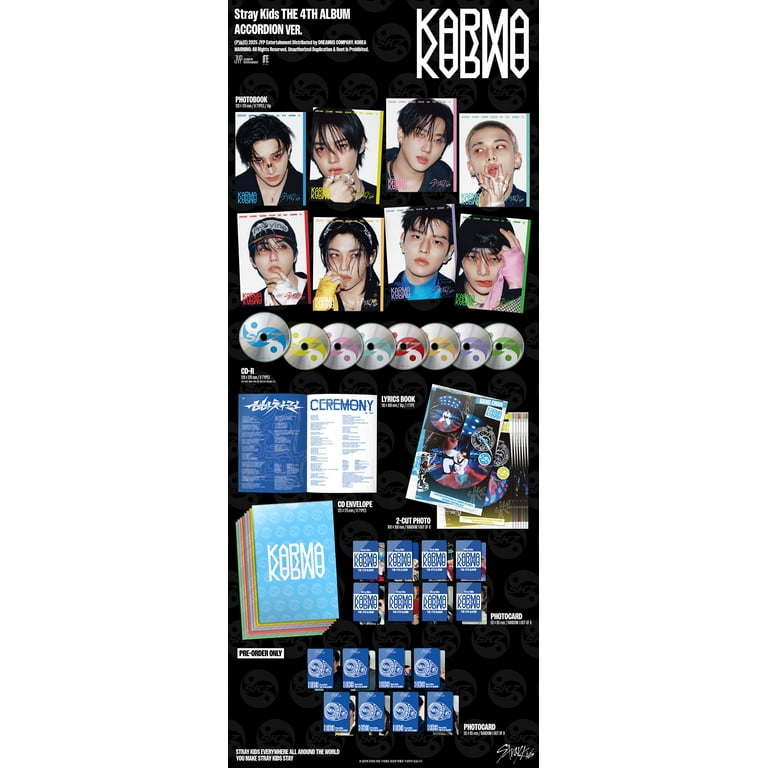 STRAY KIDS - [KARMA] 4th Album ACCORDION I.N Version - Walmart.com