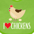 thumbnail image 4 of Inktastic Chickens Cute Farm Animal Boys or Girls Baby Bib, 4 of 4