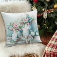 thumbnail image 6 of Under $5 Christmas Throw Pillow Covers Christmas Pillow Cover Sofa Decoration Pillow Cushion Cover Cushion Covers for Couch Sofa Bed, Soft and Breathable Indoor Home Decoration 18x18", 6 of 7