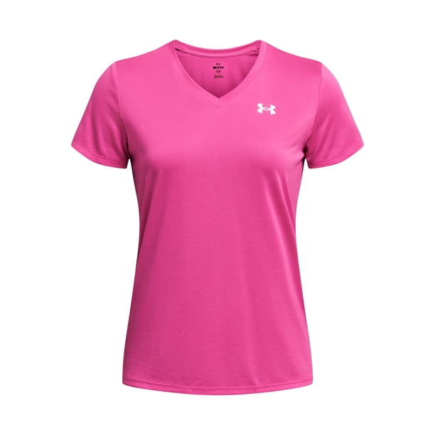 Camiseta Under Armour Tech para mujer, manga corta, cuello en V, XXL