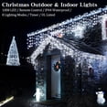 thumbnail image 2 of Luces navideñas YiY-Lunneo Icicle 1008 LED 30 m 8 modos, 2 of 7