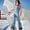 Style8-Light Blue, variant on Mceream Womens Snow Bibs Ski Pants Overalls Waterproof Snow Pants Insulated Bib Snowboard Pant Ski Jumpsuit Winter Coveralls Blue M