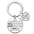 thumbnail image 1 of Coofit Thanksgiving Keychain Stainless Steel: Inspirational Keychain Bag Charm for 18th, 1 of 10