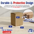 thumbnail image 2 of MT Products Tuck Top Kraft Paperboard Gift Boxes 3" x 3" x 4" - Pack of 500, 2 of 7