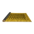 thumbnail image 2 of Ahgly Company Indoor Square Abstract Yellow Modern Area Rugs, 7' Square, 2 of 4