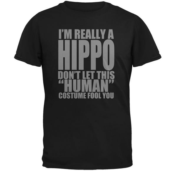 Halloween Human Hippo Costume Mens T Shirt