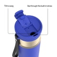 thumbnail image 3 of Contigo DualSip 24 oz Leakproof Insulated Water Bottle with Carrying Strap and 2-Way Lid, 3 of 8