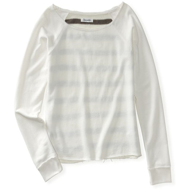 Suéter de Punto Suave Aeropostale Mujer Color Blanco Roto Pequeño