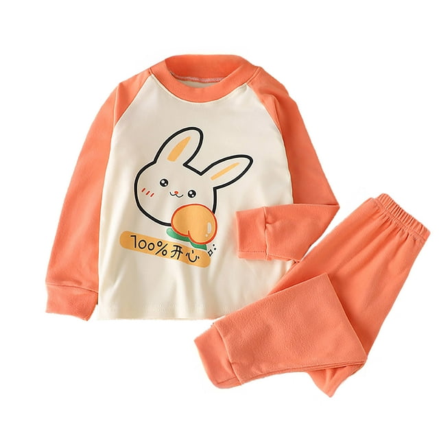 Boys Sleepwear & Robes Sibling Matching Soft Warm Character Long Sleeve Pajama Set for Daily Comfort