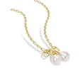thumbnail image 3 of Everly Women's Cultured Pearl Yellow Gold Plated Necklace, 3 of 5