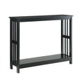 thumbnail image 3 of Convenience Concepts Mission Console Table, Black, 3 of 4