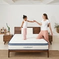 Sunrising Bedding 11" Natural Latex Hybrid Mattress King, Euro Top