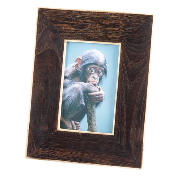 Fennco Styles Wooden Bone Photo Frame-2 Size (4"x6")