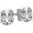 14K White Gold, variant on HDD 2 to 6 Carat IGI Certified LAB GROWN Diamond Earrings 4 Prong Screw Back Luxury Collection (D-E COLOR, VVS1-VVS2 CLARITY) 14K White Gold 1 Carat Emerald Shape
