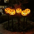 thumbnail image 5 of BZPIZ Halloween Decorations Outdoor 1Pcs Pumpkin Garden Lights Halloween Decorations Outdoor Swaying Firefly with 6LEDs Spooky Eyes Lights Waterproof Halloween Stakes Lighted for Garden Yard Patio, 5 of 9