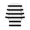thumbnail image 5 of yunLCZ Women's T-shirts Discounted Womens Summer Tops Fashion 2025 V Neck Print Shirts Casual Button Down 3/4 Lenght Sleeve Blouses Summer short sleeve loose fit tunics, 5 of 5