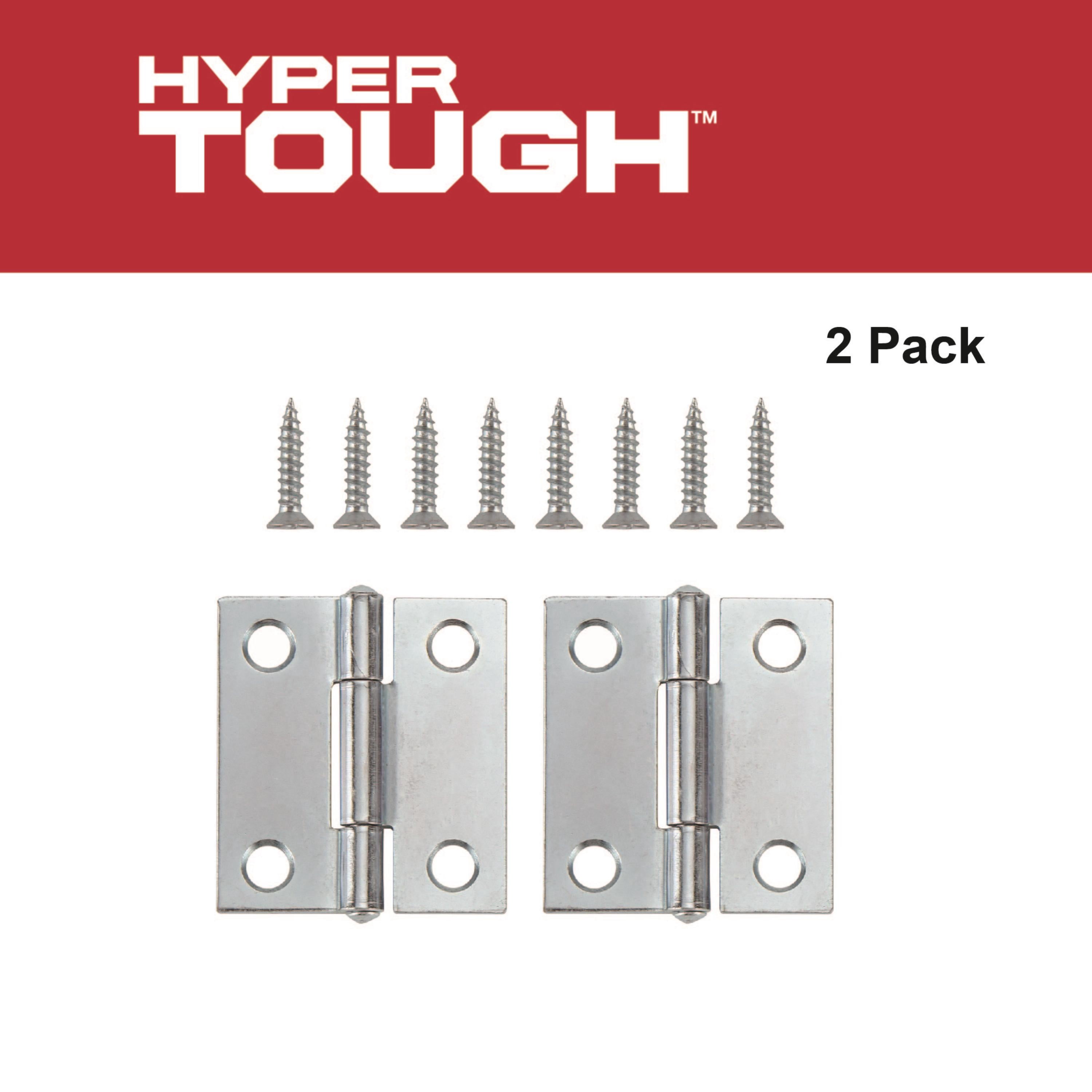 High Five! PR2枚セット Hyper Tough Utility Hinge 1-1/2 inch Zinc Plated 2 Pack for