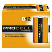 Procell® D-Cell Alkaline Battery, 12 Batteries/Pack, 6 packs/Case