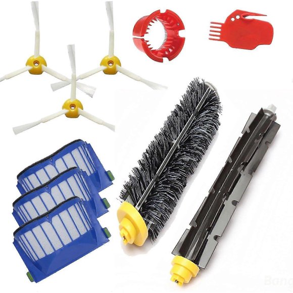 Replacement Parts Kit Bristle Flexible Beater Brush & Aero Vac Filter & Side Brush Compatible with